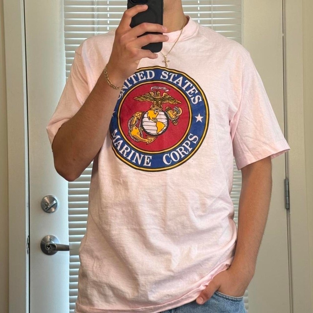 90s USMC United States Marine Corps shirt large tall